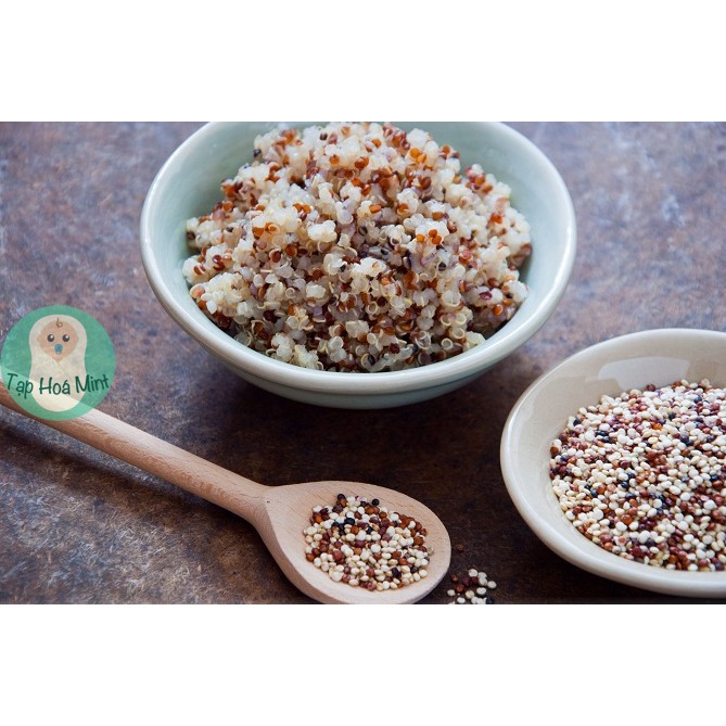 Hạt diêm mạch quinoa hỗn hợp ba màu hữu cơ Sottolestelle 500g cho bé - Mint ăn dặm