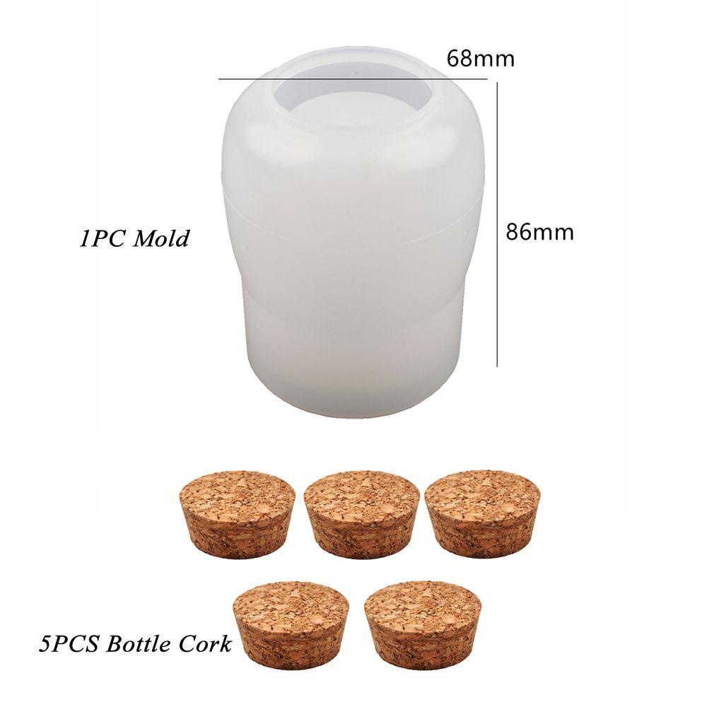 SUENIN Khuôn Silicone Làm Trang Sức Hình Nút Bần