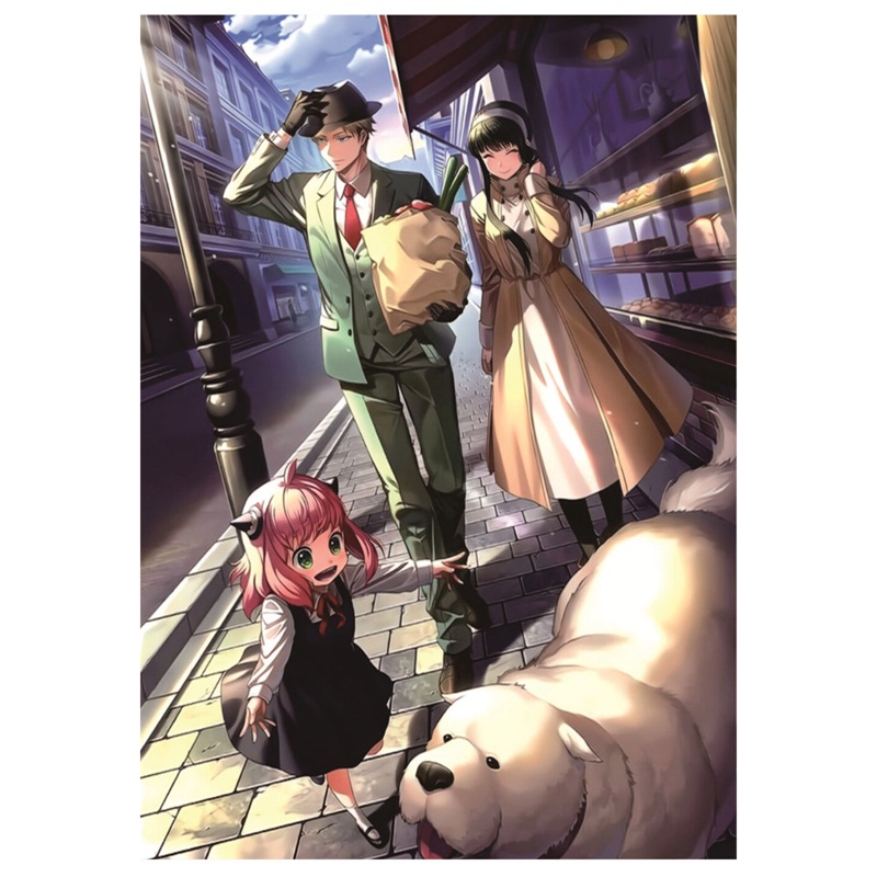 Poster Treo Tường Trang Trí In Hình Nhân Vật Anime Spy×Family