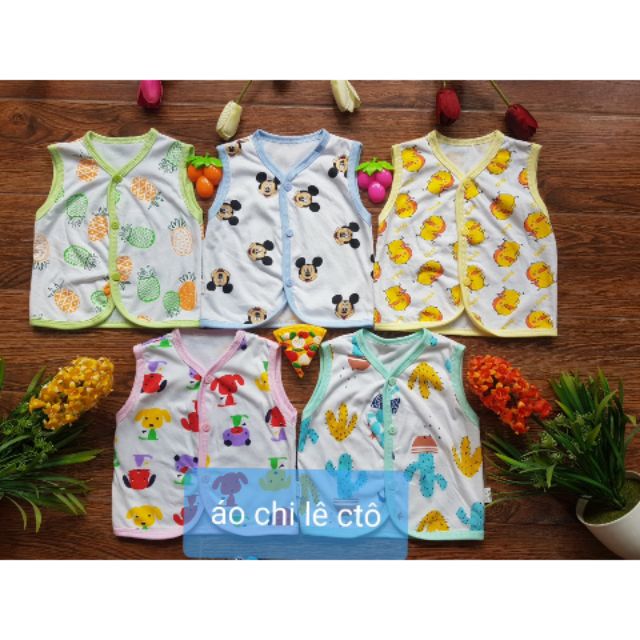 Set 3 áo chi lê cotton cho bé ( sỉ lẻ )