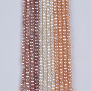 Dây Ngọc Trai Giả Hình Khoai Tây Dành Cho Làm Trang Sức 4-5mm