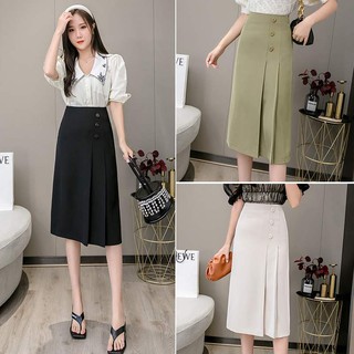 Chân váy công sở dài qua gối