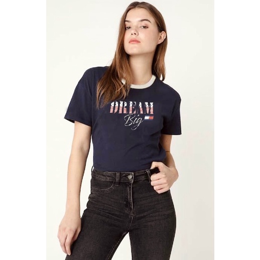 Áo thun nữ tomy in vnxk chuẩn xịn