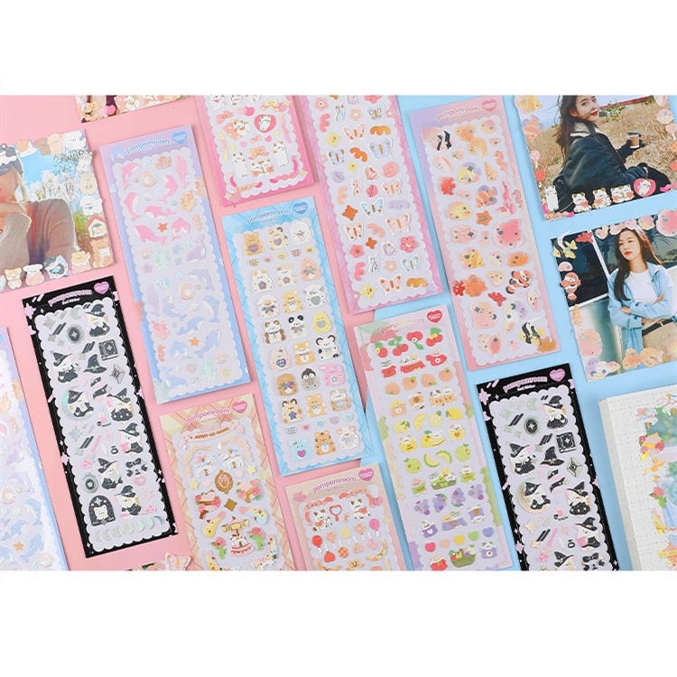Flowertree 1 Sticker Dán Hình Thế Giới Game Dùng Trang Trí Sổ Tay