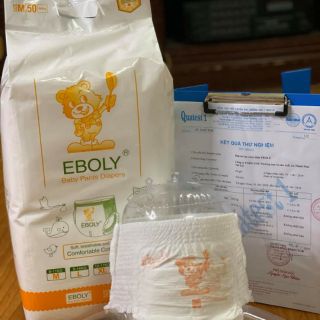 Bỉm eboly size m 150cai - ảnh sản phẩm 1