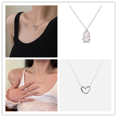 Vòng cổ Thép Titan Mặt Hình Chữ Love Thời Trang Dành Cho Nữ