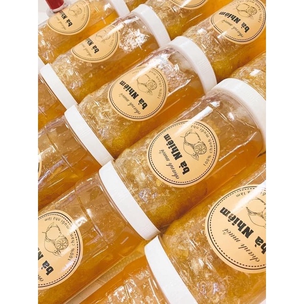 Chanh muối bà Nhiêm - chanh vàng muối thơm ngon không đắng hũ 1kg