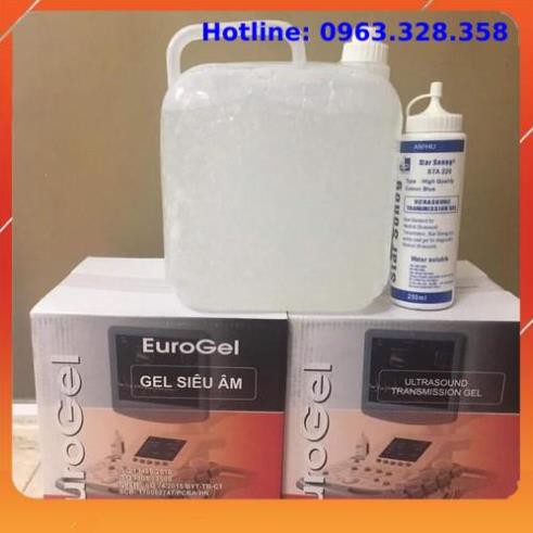 Gel lạnh dùng cho triệt lông, siêu âm euro gel [5 lít màu trắng]