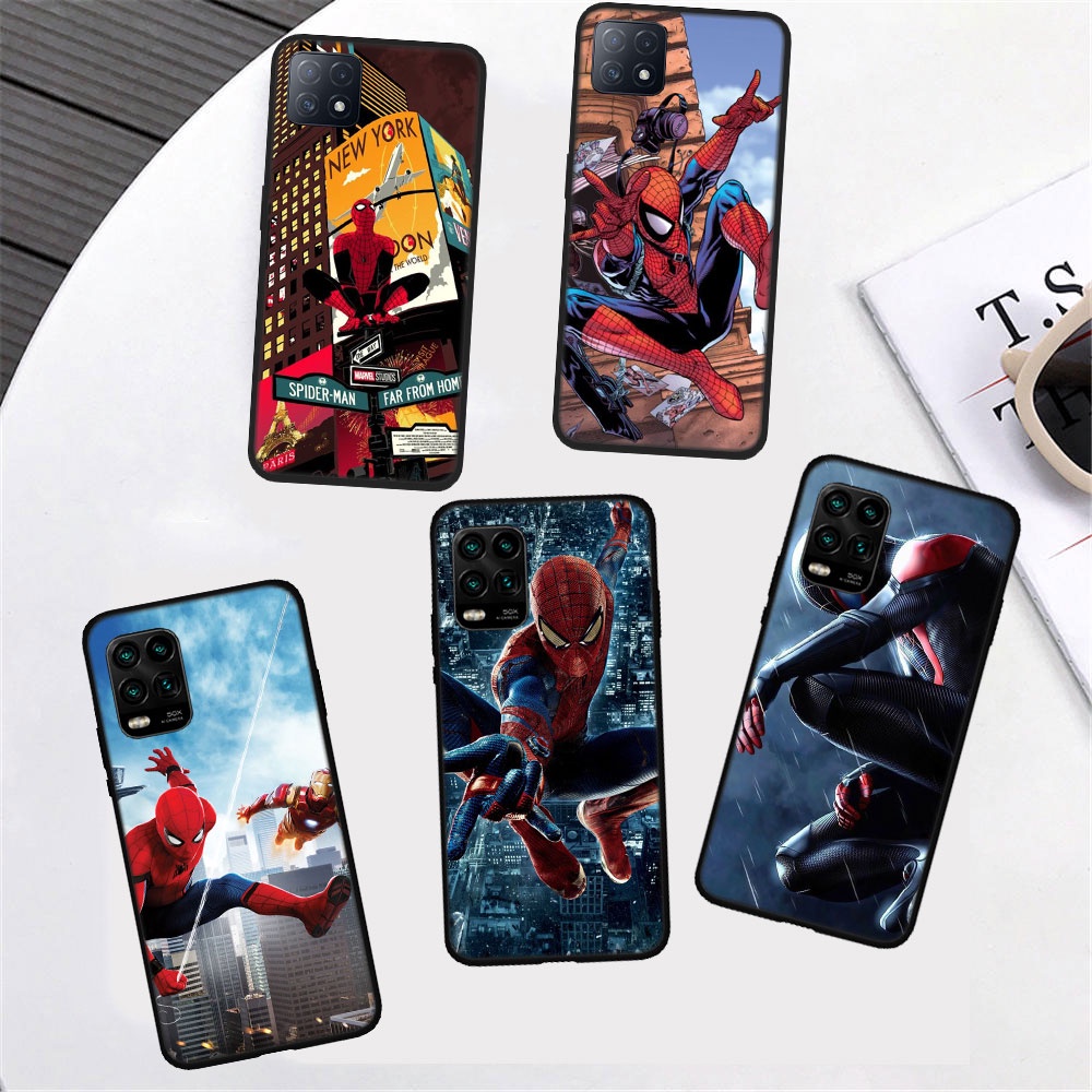 Ốp Điện Thoại Mềm Hình Người Nhện SST92 Cho Samsung Galaxy J4 J5 J6 J7 J730 J8 Plus Prime Core Pro Duo