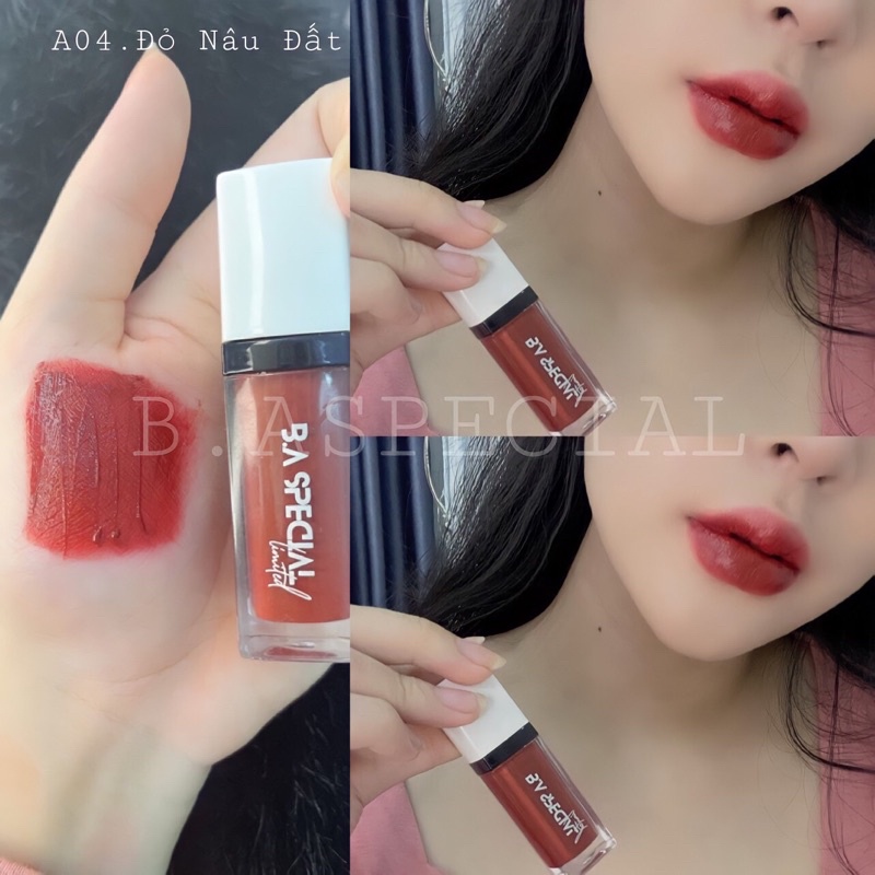 Màu son hot trend nhất hiện nay son hữu cơ siêu lì không chì B.A Special