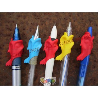 Combo 5 miếng đệm tay cầm bút hình cá heo ngộ nghĩnh giúp trẻ viết chữ đẹp