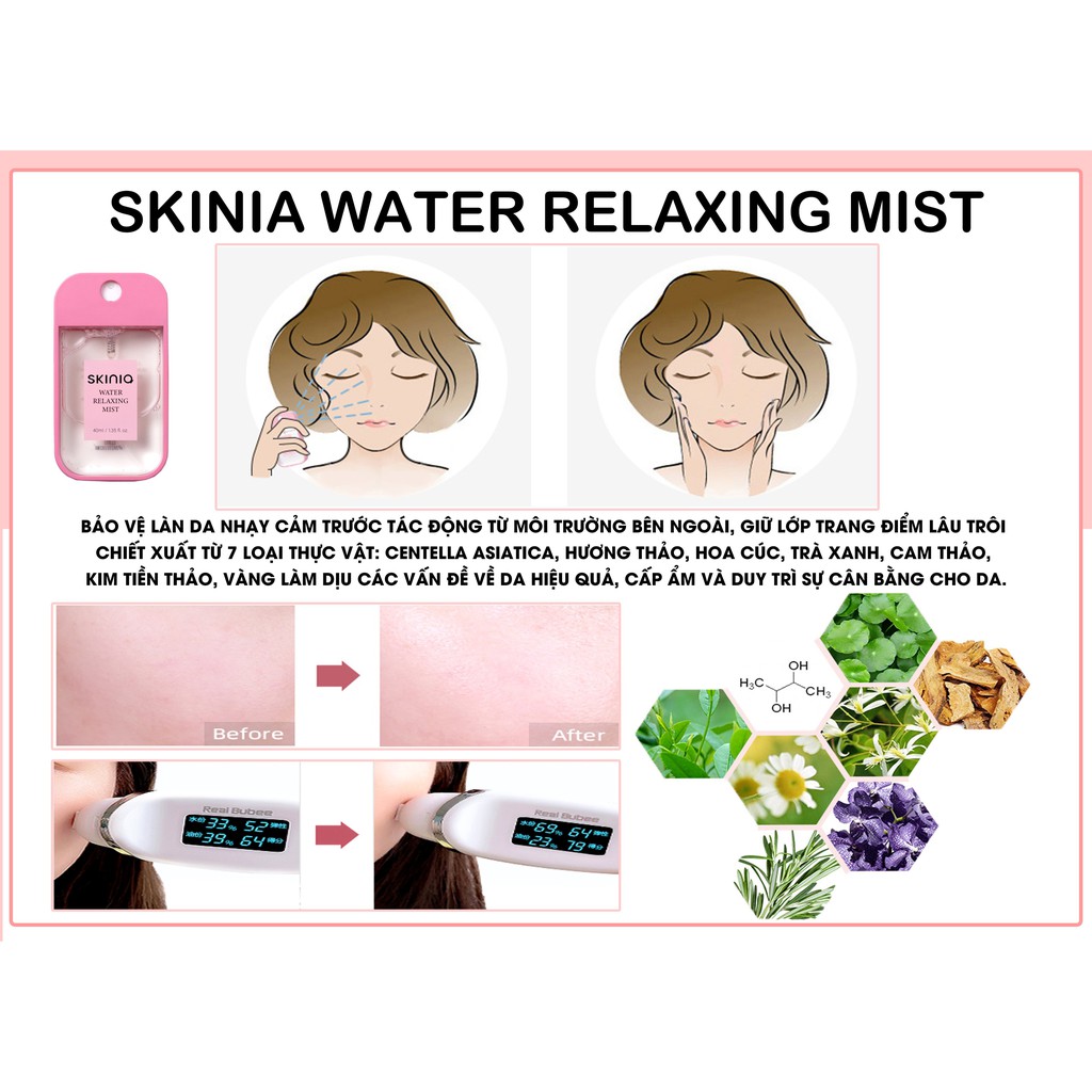 Xịt Khoáng Skinia Water Relaxing Mist | BigBuy360 - bigbuy360.vn
