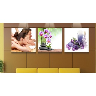 BỘ 3 TRANH SPA (40*40*3)