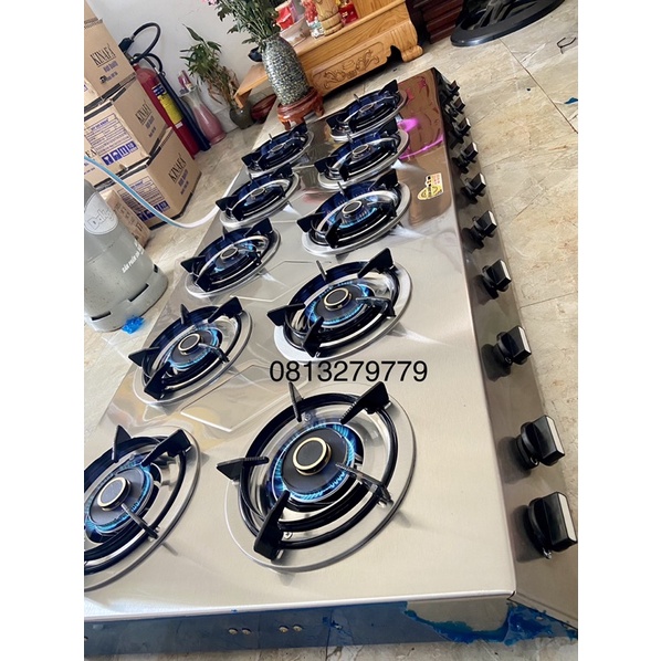 Bếp gas 6 8 10 lò cao cấp loại 1