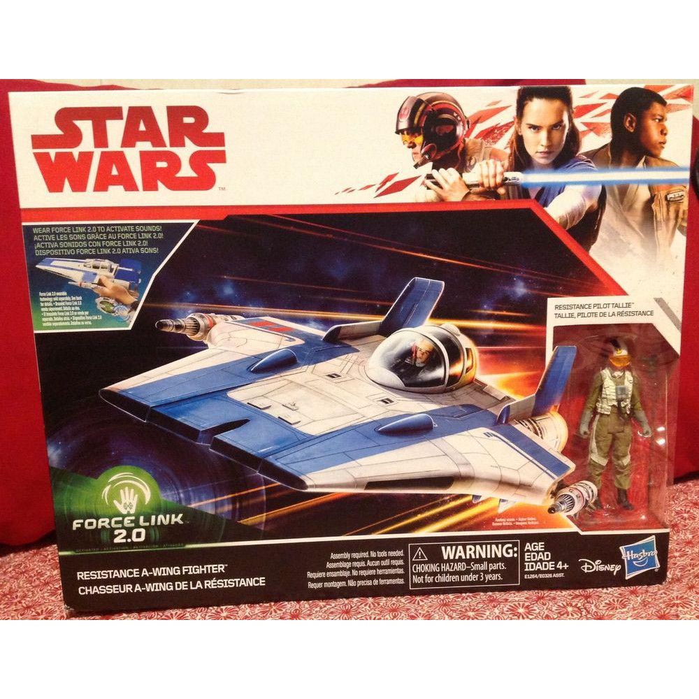 Đồ chơi mô hình Star War Force Link 2.0 A-Wing Fighter và Resistance Pilot Tallie (Box)