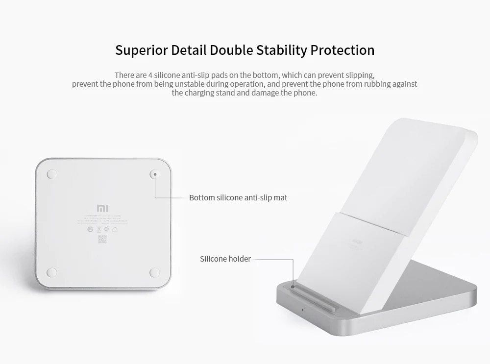 Đế Sạc Nhanh Điện Thoại Không Dây Xiaomi 30w Có Đèn Flash Cho Mi 9 Pro