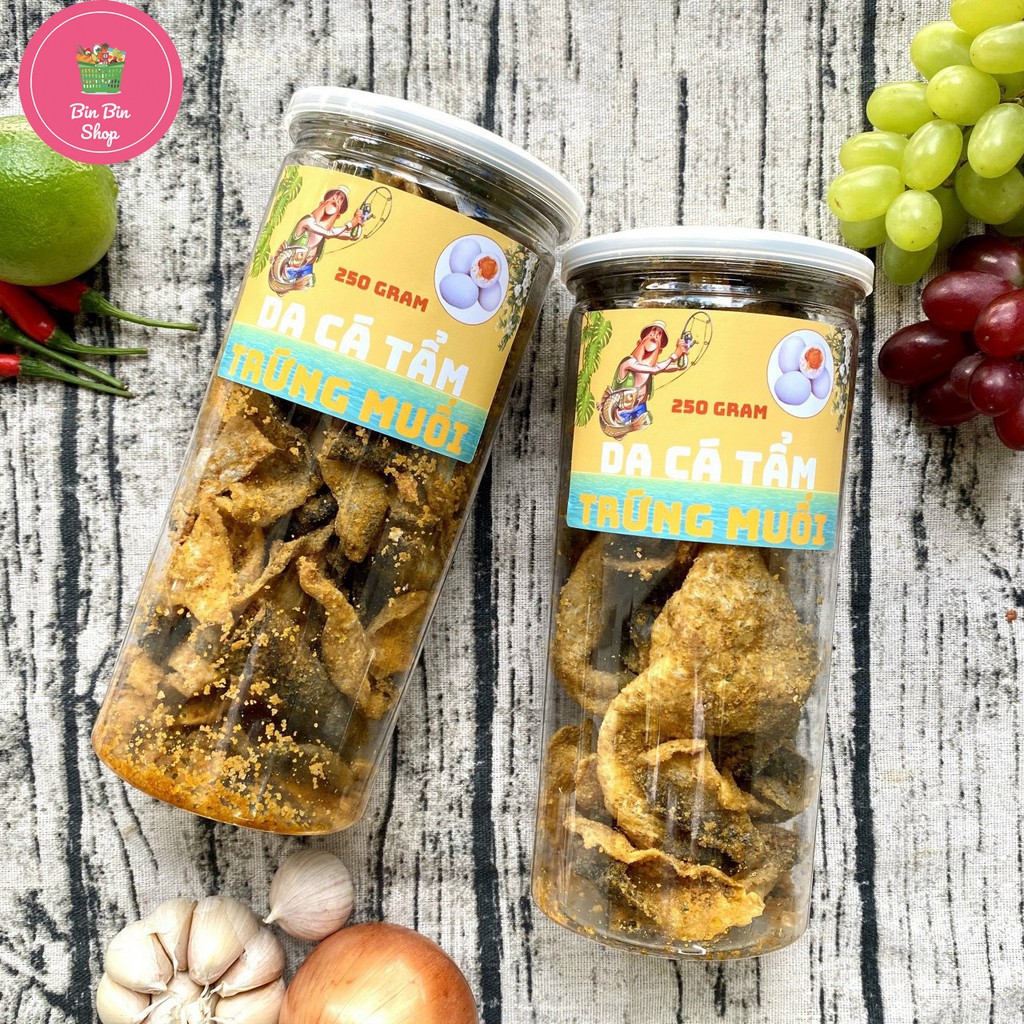 Da cá trứng muối sấy giòn