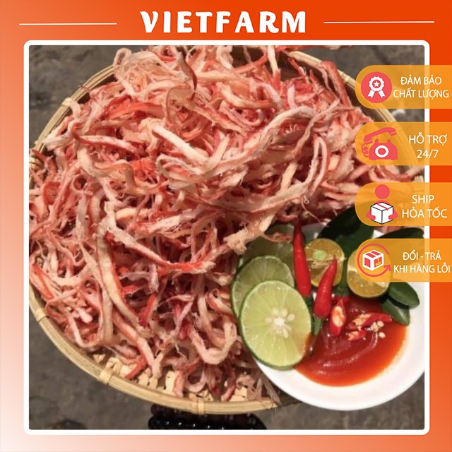 Khô Mực Hấp Dừa Xé Sợi - Siêu Ngon Nhà Làm - Vietfarm