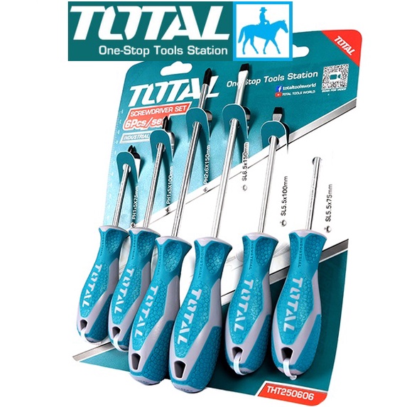 Total Bộ 6 tô vít dẹp và bake CR-V THT250606