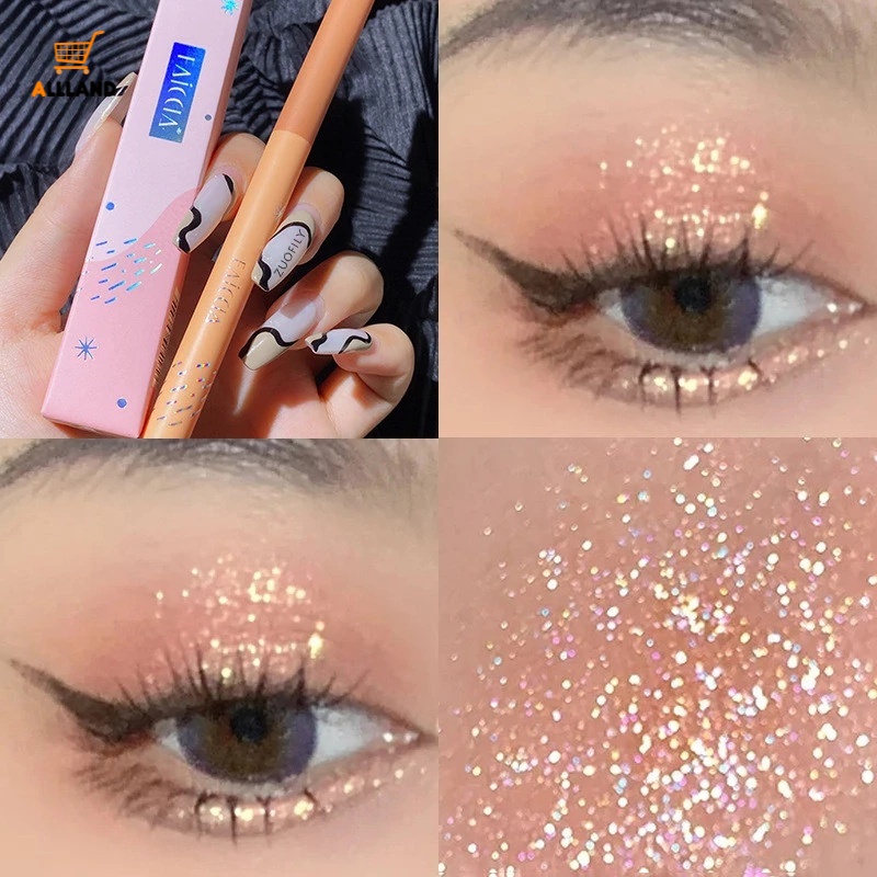 1 Bút Kẻ Mắt Ánh Nhũ Lấp Lánh Chống Nước Bền Màu Dài Lâu