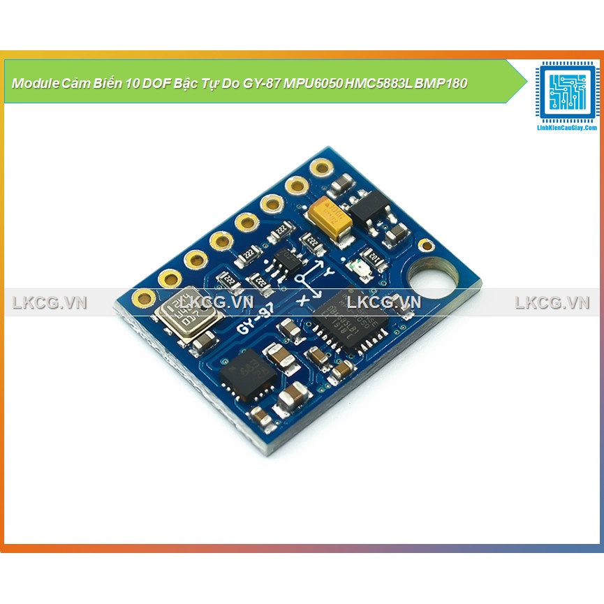 Module Cảm Biến 10 DOF Bậc Tự Do GY-87 MPU6050 HMC5883L BMP180