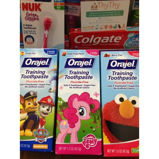 KEM ĐÁNH RĂNG NUỐT ĐƯỢC ORAJEL (3M-4Y)