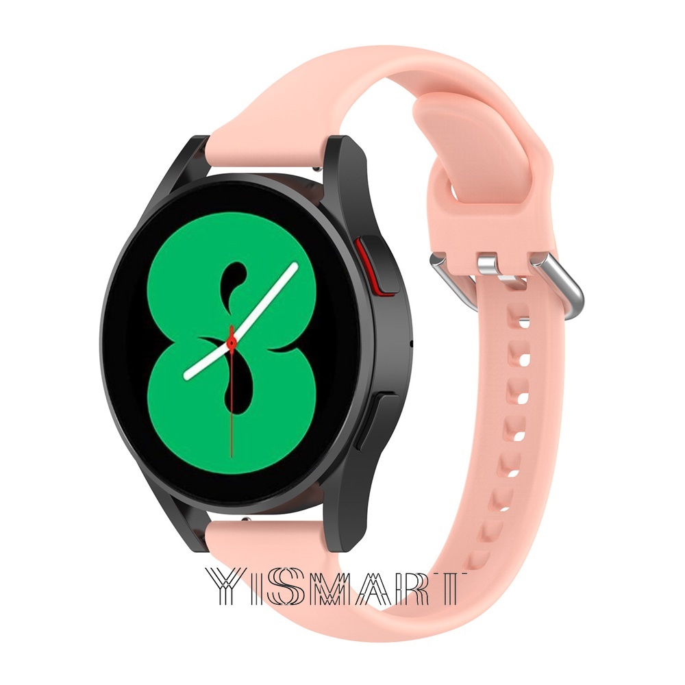 Dây đeo silicon 20mm cho đồng hồ thông minh samsung galaxy watch 4 classic galaxy 3 41mm active 2