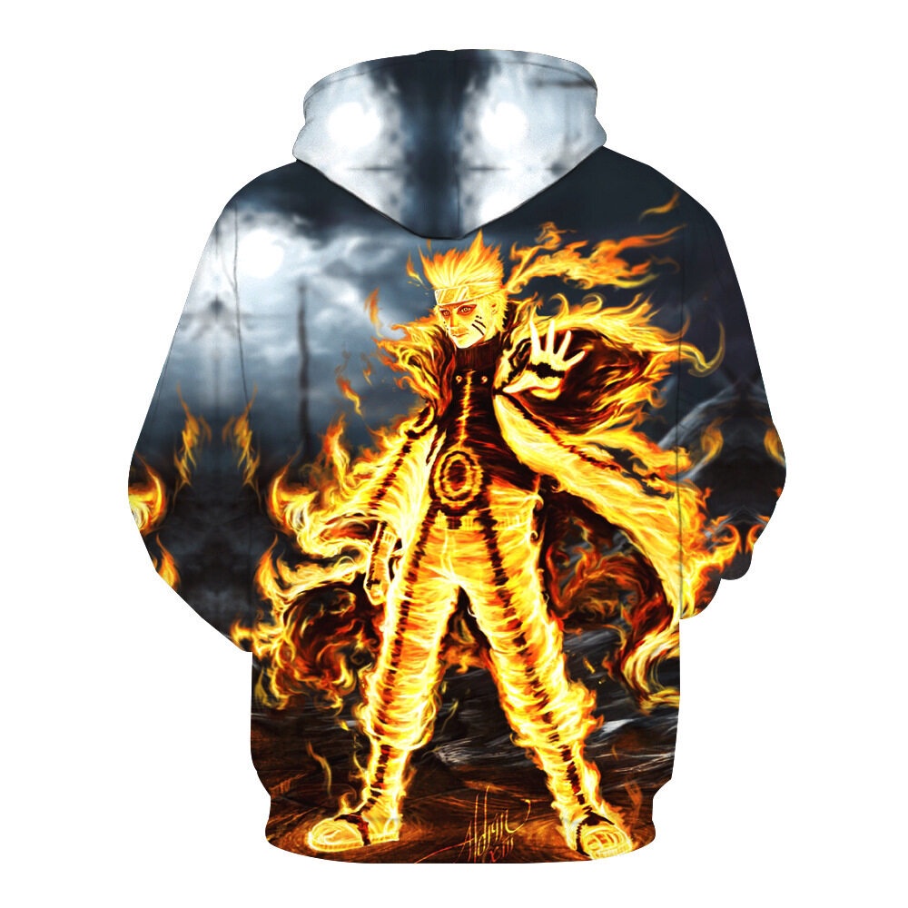 Áo Hoodie In Hình Naruto 3D Thời Trang Cho Nam