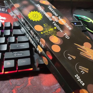 Kim xăm + Ngòi 7RL chạy khung ( 20 kim + 20 ngòi )