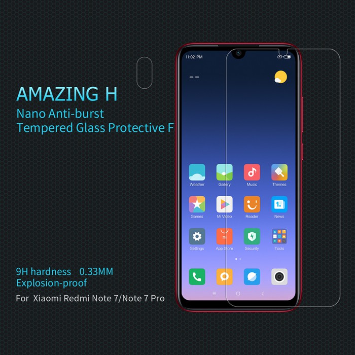 Kính cường lực Xiaomi Redmi Note 7 / Note 7 Pro (Trong Suốt)