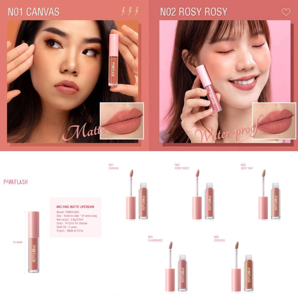 (Hàng Mới Về) Son Kem Flash Moment Tông Lì Dưỡng Ẩm Chống Dính Lâu Trôi | BigBuy360 - bigbuy360.vn