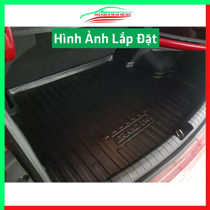 Thảm nhựa lót cốp Huyndai i10 sedan 2014-2021 nhựa dẻo dày dặn đàn hồi tốt