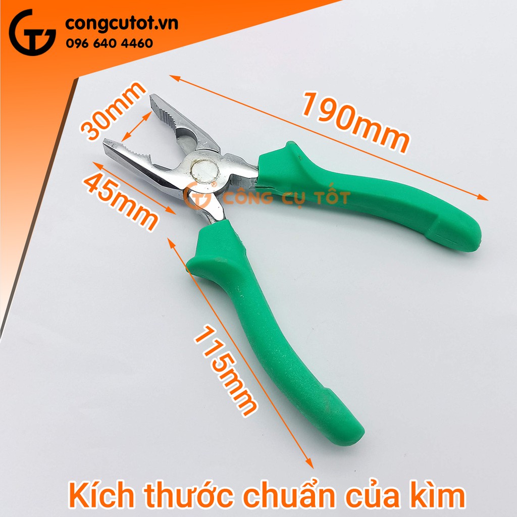 Kìm điện mũi bằng 200mm