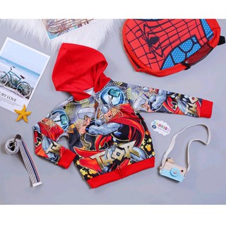 Xả kho áo khoác người nhện spiderman cho bé 12kg đến 15kg - ảnh sản phẩm 9