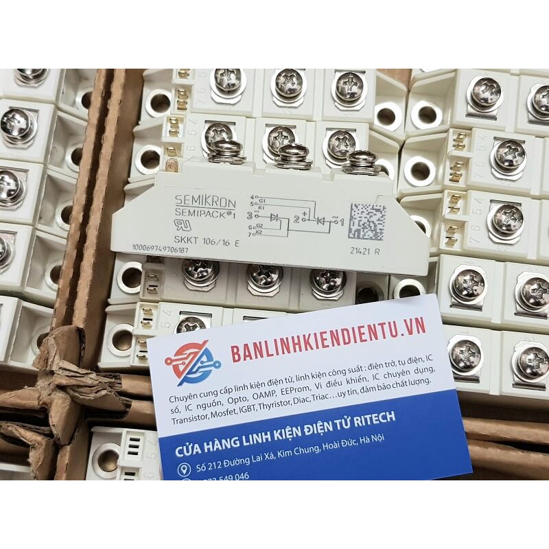 SKKT106/16E, SKKT 106/16E Thyristor Semikron 106A 1600V