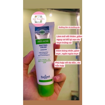 Dưỡng ẩm Demacos Kem Dưỡng Ẩm Cho Da Bóng Dầu Dermacos