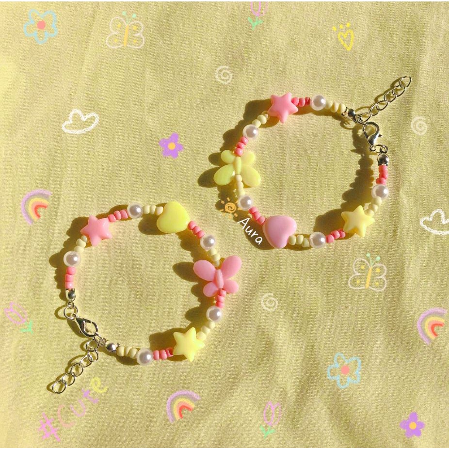 Vòng tay Pastel Spring Handmade bởi Aura