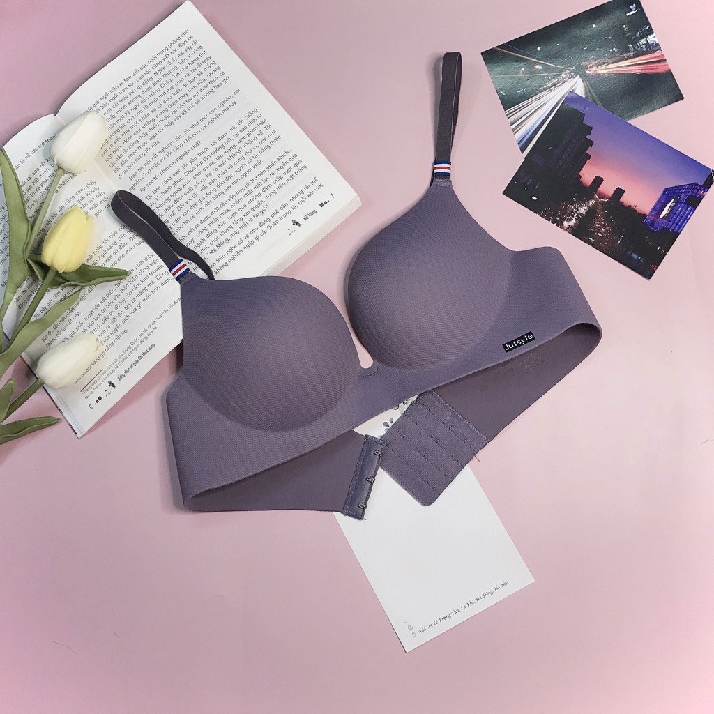 Áo Lót Nữ Su Đúc Nâng Ngực Tạo Khe KIMCHIBIKINI Thông Hơi Không Gọng Chống Hằn Mỡ AL024