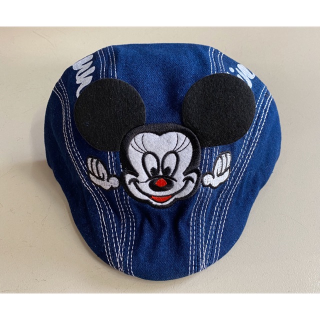 Nón beret jean chú chuột MICKEY cho bé trai 2-5 tuổi