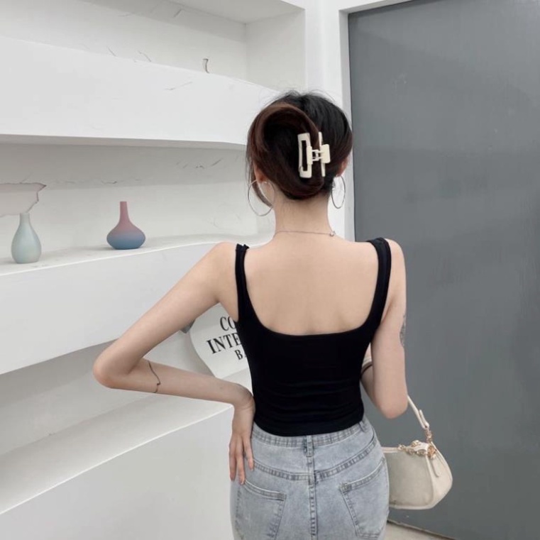 Áo Bra Thun Mềm Dáng Lửng Sẵn Đệm Ngực Siêu Hot 1809  loại 1 - thoáng mát chất đẹp Áo Bra nữ hở lưng 2 dây không gọng