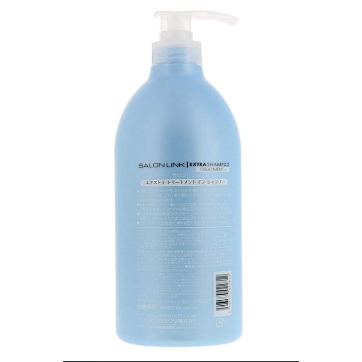 DẦU GỘI SIÊU DƯỠNG SALON LINK EXTRA NỘI ĐỊA NHẬT ( CHAI MÀU XANH - 1000ML )