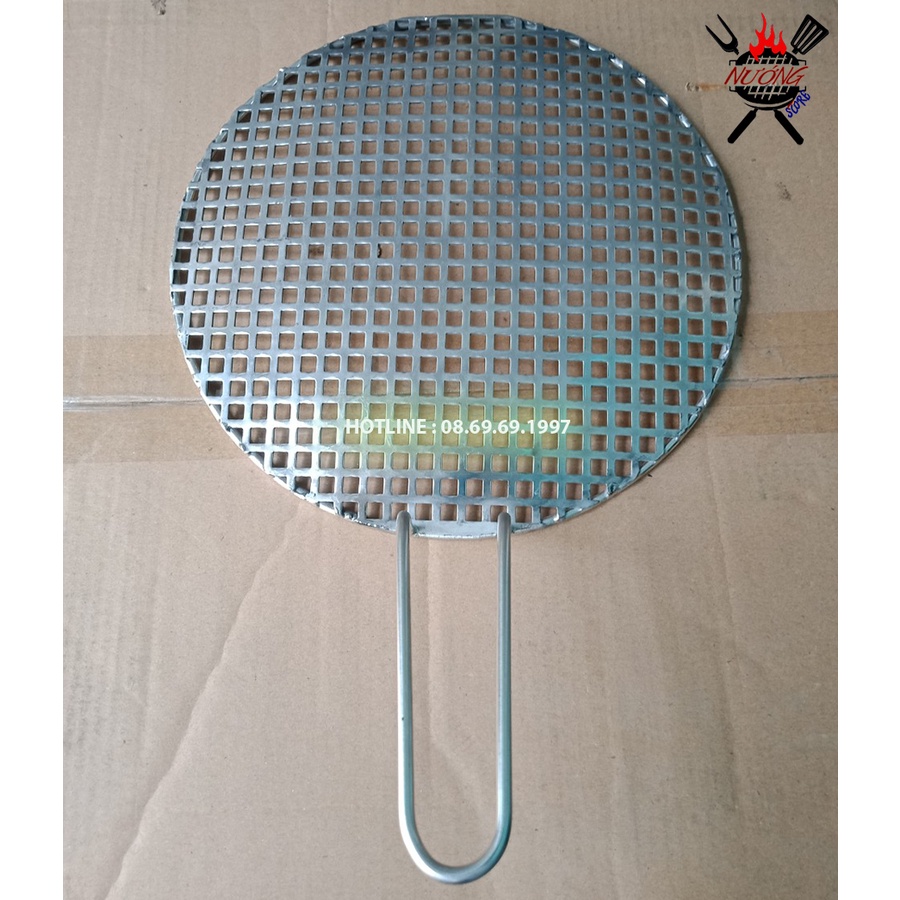 HCM : Vỉ nướng inox ô vuông có tay cầm bền, dễ vệ sinh, thích hợp cho nhà hàng, quán nướng