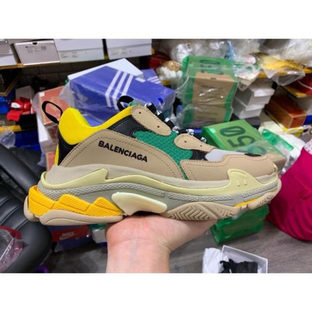 Video giày sneaker Balencia vàng .( Xả Tết Tết) . ! Sales 11-11 . rẻ HOT ✔ ⚭ L : *