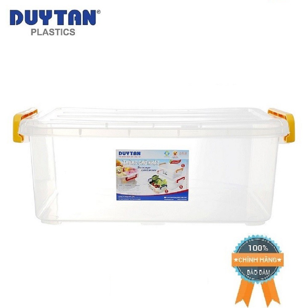 Thùng Nhựa Duy Tân Trong Suốt 15 Lít (45.7 x 31.8 x 16.1 cm) No.H116 bảo quản đồ đạc sạch sẽ, an toàn,luôn gọn gàng.