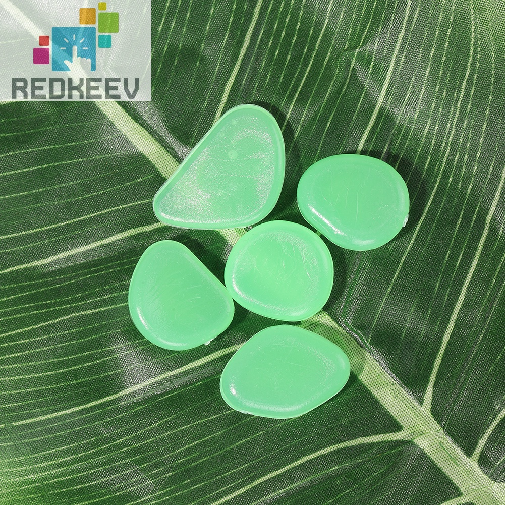 Set 100 viên đá cuội phát quang nhiều màu sắc dùng để trang trí bể cá