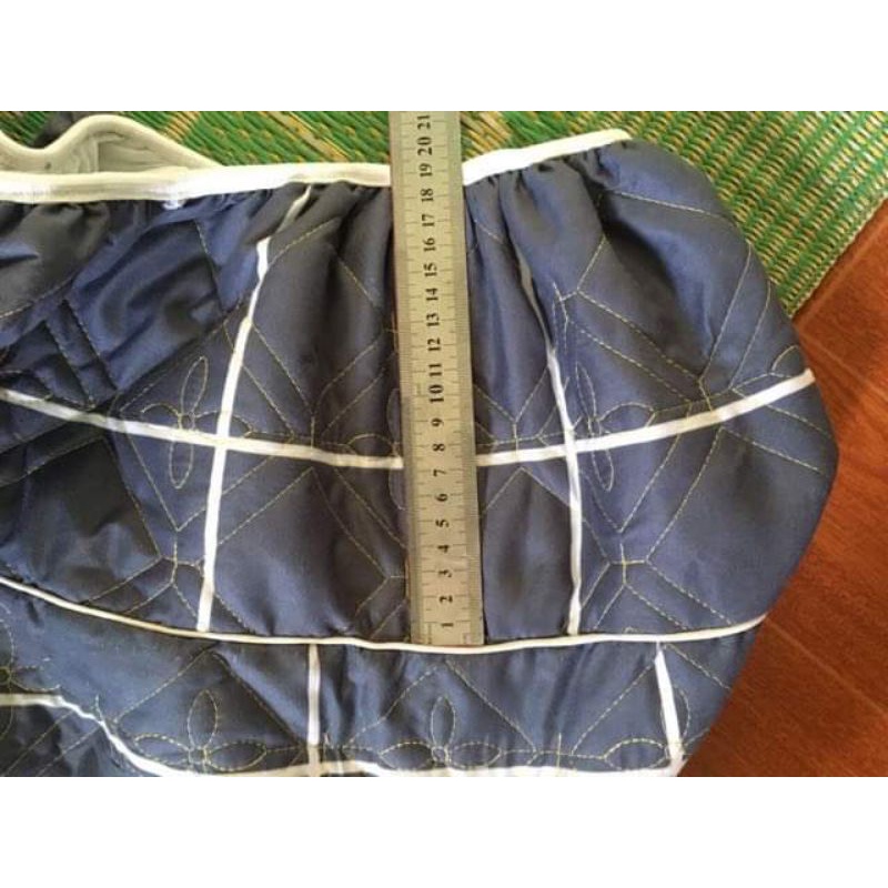 Ga + 2 Vỏ Gối Trần Bông Cotton Poly, Ga Chun Trần Bông Nhiều Kích Thước 1m2x1m9.1m5x1m9.1m6x2m.1m8  .2m2