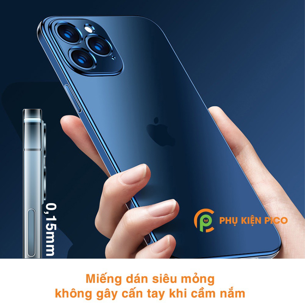 Dán viền Iphone 13 Pro Max / Iphone 14 Pro Max / Iphone 12 Pro / Iphone 11 Pro dẻo trong suốt PPF tự phục hồi vết xước