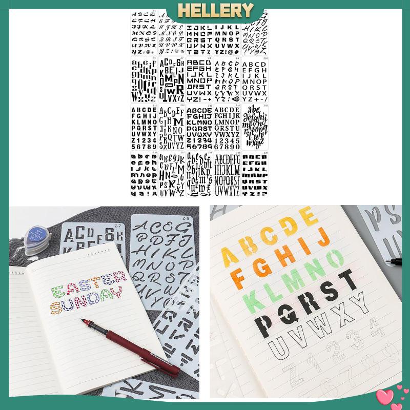 Set 20 Khuôn Chữ Cái / Số Làm Thẻ / Sổ Tay DIY