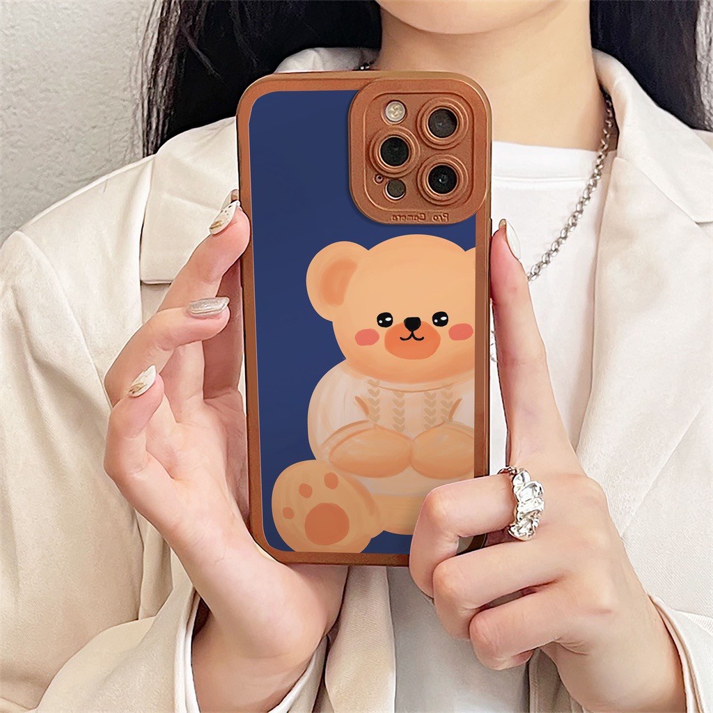 Ốp Iphone In Hình Gấu Màu Sắc Bảo Vệ Camera ip7,8plus,x,xs,xsmax,11,11promax,12,12promax,13,13promax