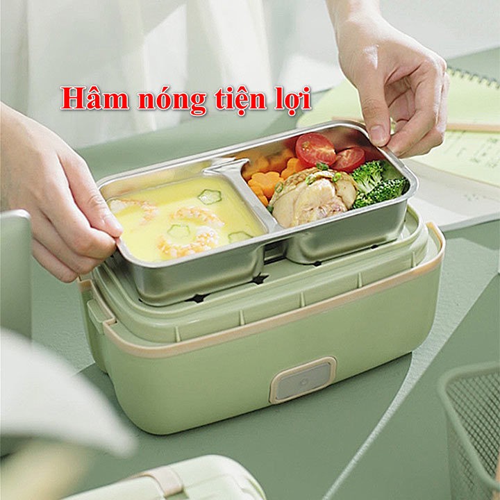 Hộp cơm cắm điện giữ nhiệt, hấp đồ ăn tiện lợi siêu đẹp Liven FH18 | BigBuy360 - bigbuy360.vn